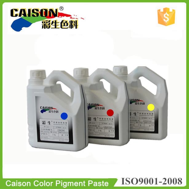 High concentrated water based pigment paste for coloring